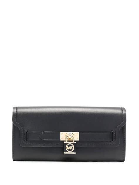 michael kors hamilton wallet black|Michael Kors Hamilton legacy large.